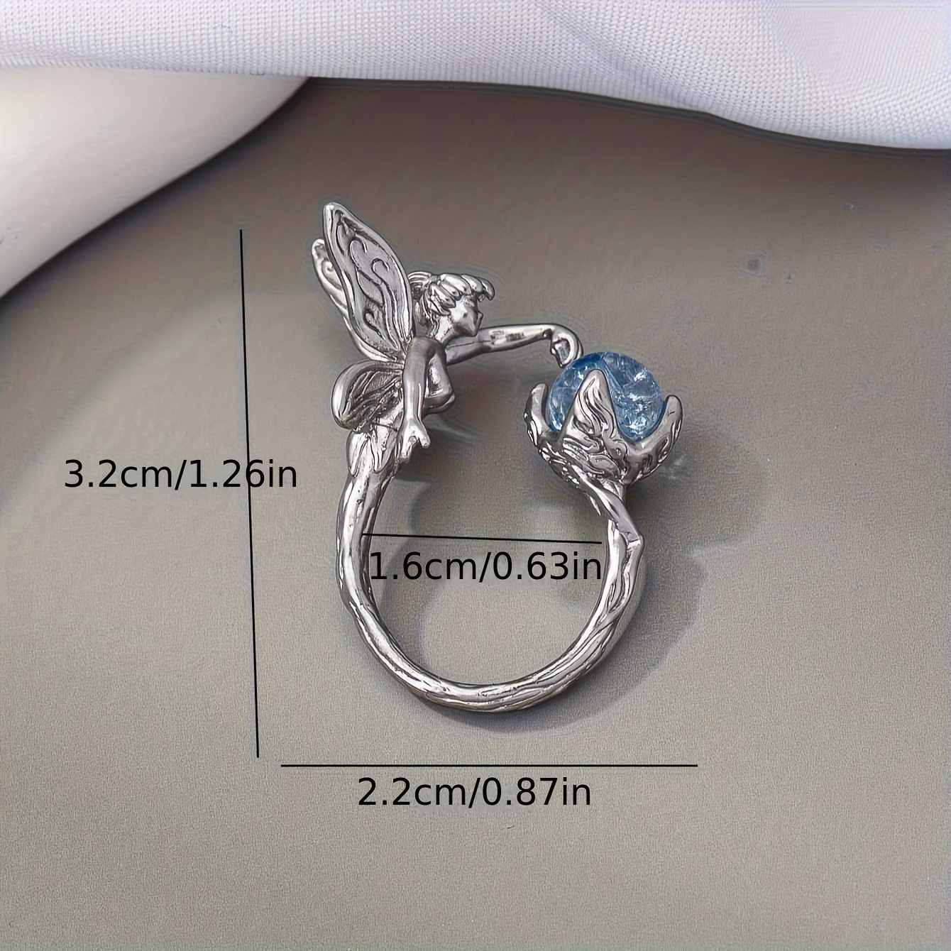 Minimalist Retro Pixie Ring, Magical Design