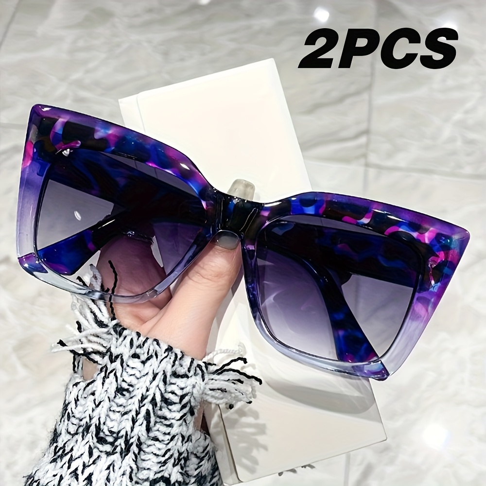 purple sunglasses women sold on Temu United States display picture 3