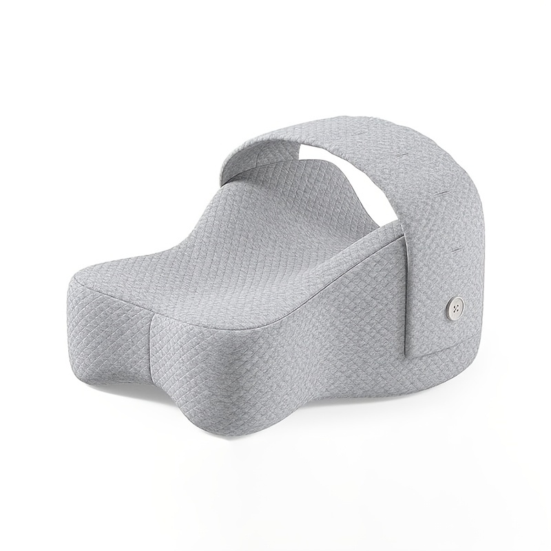 TEMU Cuscino per ginocchia in memory foam 2026 per chi sul fianco - Cuscino per gambe grande con cinturino regolabile - Cuscino ergonomico per gambe