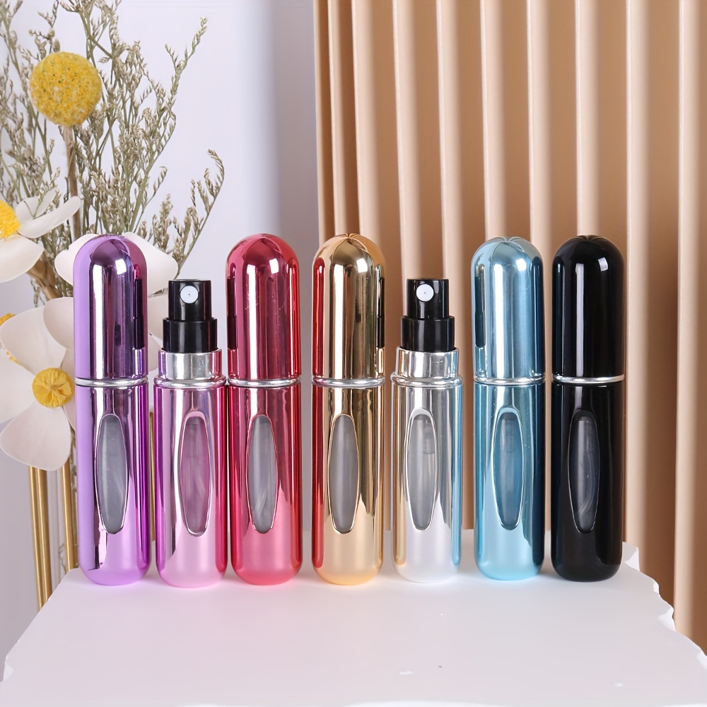 

7pcs 5ml Mini Perfume Sample Bottles Empty Refillable Travel Portable Perfume Atomizer Travel Accessories