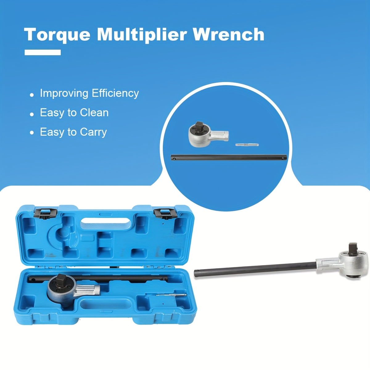 Torque Wrench, Heavy Duty With A Output Of 1100 Ft-lb/1500 Nm For 3/4'' Drive
