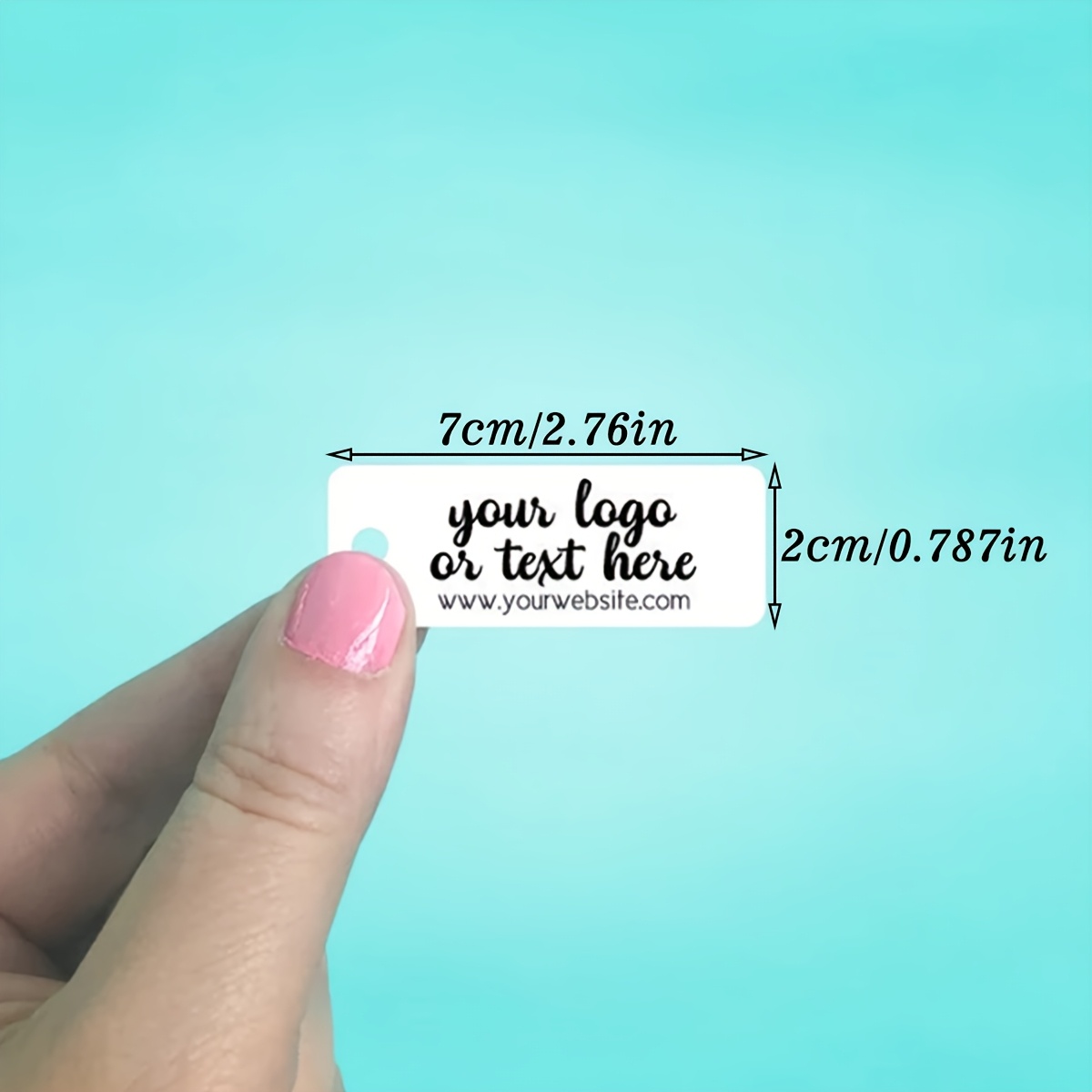 TEMU [customization] 108pcs Customized Handmade Gift Labels, Personalized Clothing Labels, Art And Decoration, Personalized Clothing Labels, Circular