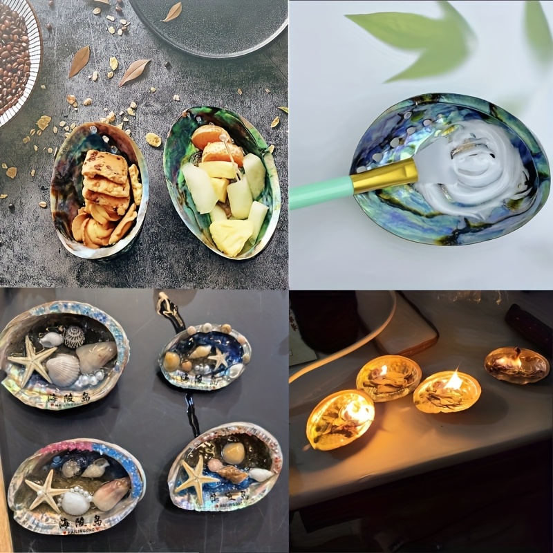 Natural Iridescent Abalone Shell for DIY Jewelry Making and Crafts