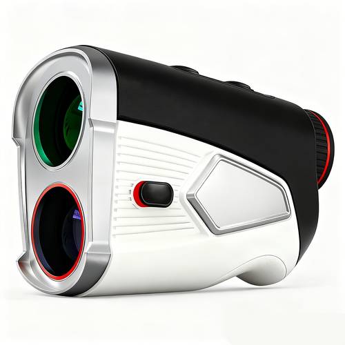 medidor de distância de golfe com inclinação, laser de 1500 jardas, medidor de distância com ampliação 7x, trava magnética para mastro de bandeira, e compensação de inclinação