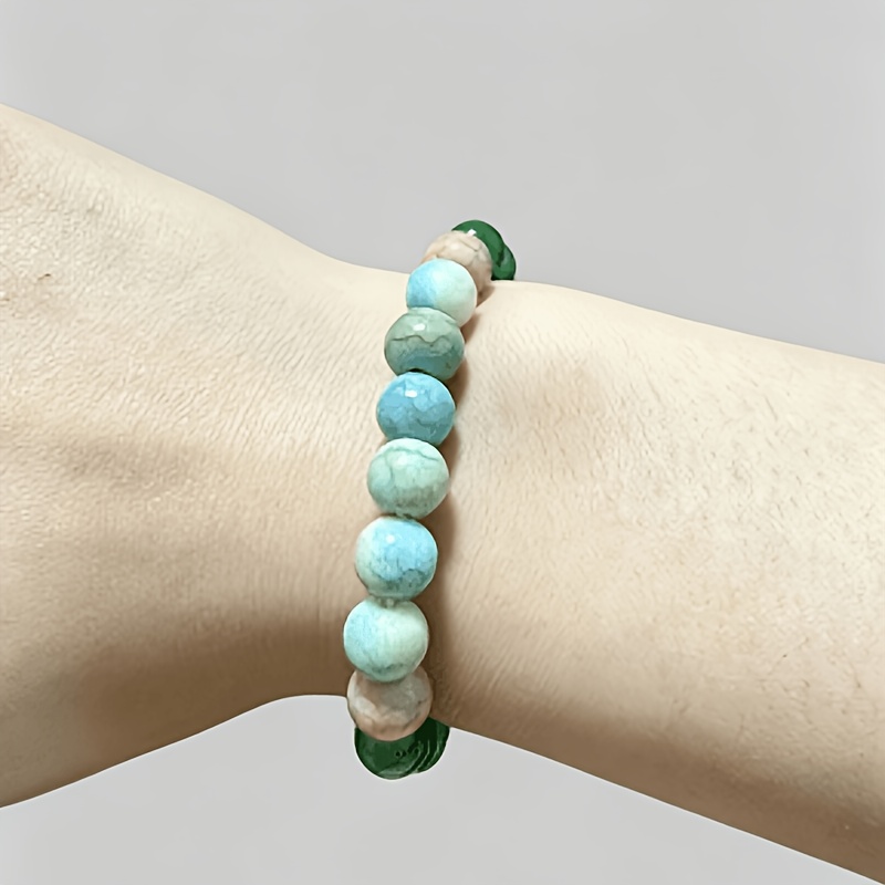 Handmade Multi-element Cat's Eye Crystal Stone Bracelet, Versatile Accessory