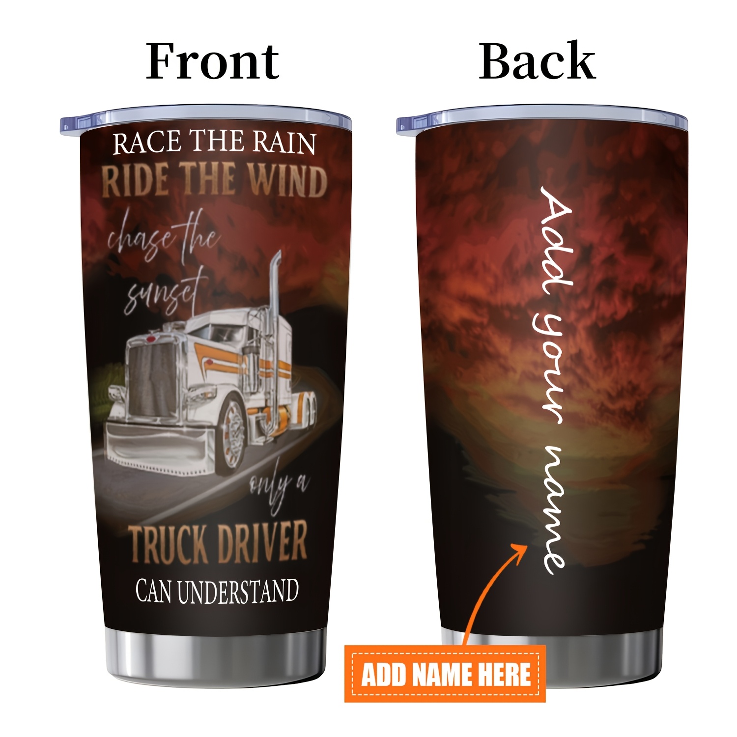 

Custom 20oz Insulated Stainless Steel Travel Mug - Personalized , & Reusable, Bpa-free, Hand Wash Only - Ideal Gift For Birthdays,