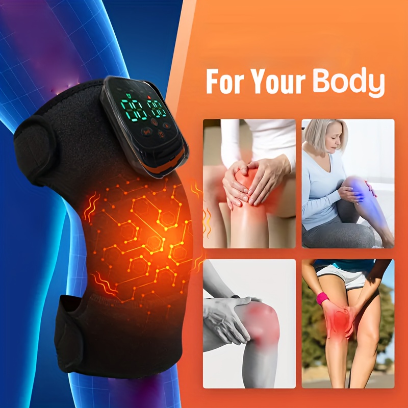 does vibration massage help cellulite HOUZAIDE WORLD OF WELLNESS & CARE HA 201 Knee pain relief device with Heat,  Red Light & Vibration for Arthritis/Knee Pain Massager