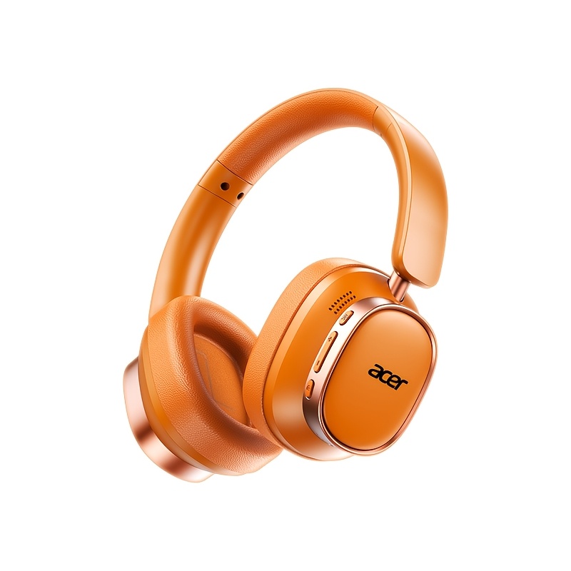 TEMU Acer 2026 Nouveau Modèle OHR633 Casque Supra-Auriculaire Fil Extra-Longue , Suppression Active du Bruit ANC, Réduction du Bruit
