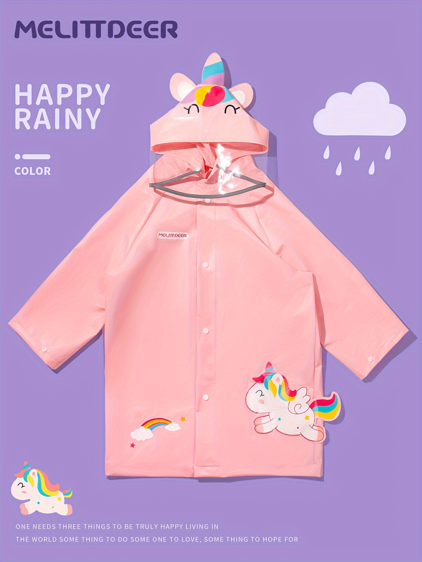  kids raincoat waterproof eva rain poncho for boys and girls cute cartoon design loose long length with backpack slot   outdoor   parties and   authentic childrens  