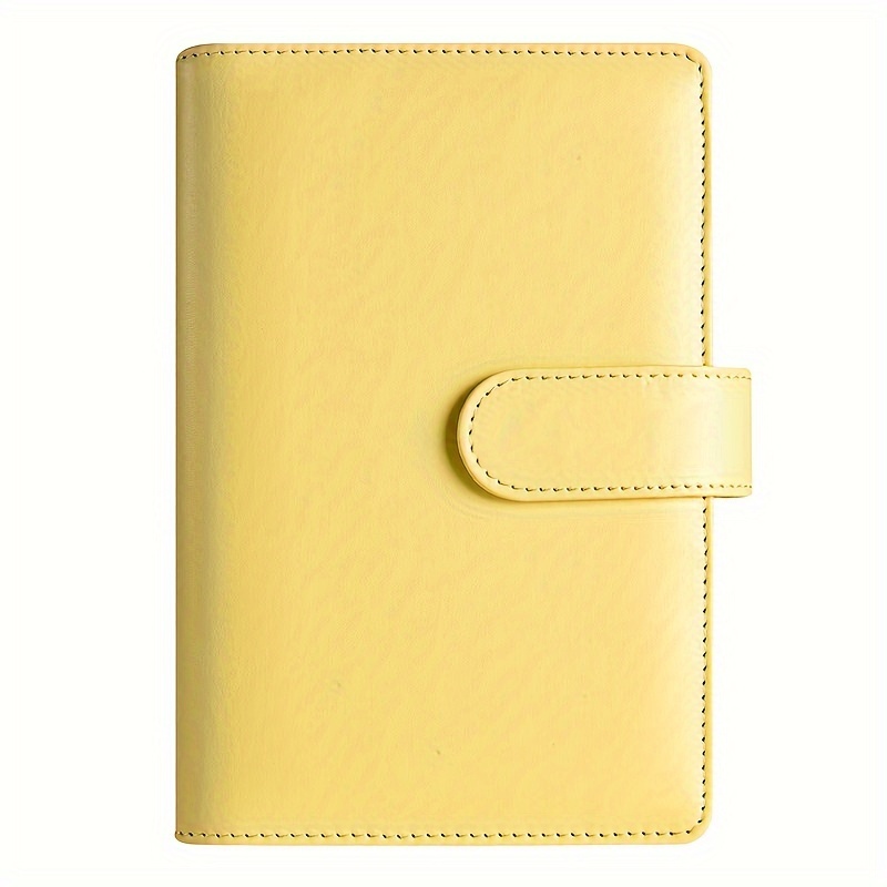 * A6 Macaron Cash Pocket, * Leather, Business Organizer, Hole Punch Compatible, Office Supplies, Daily Planner, Money Saving, Wallet Accessory