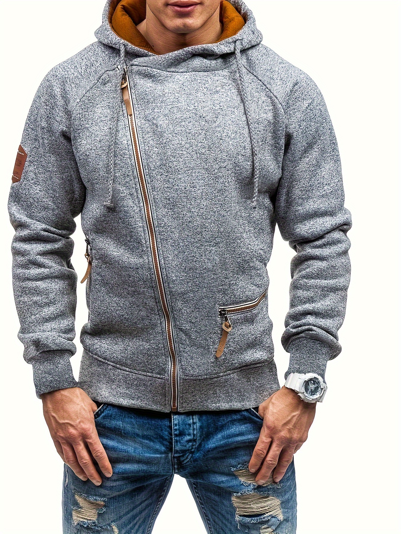 Sudaderas con discount cierre para hombre