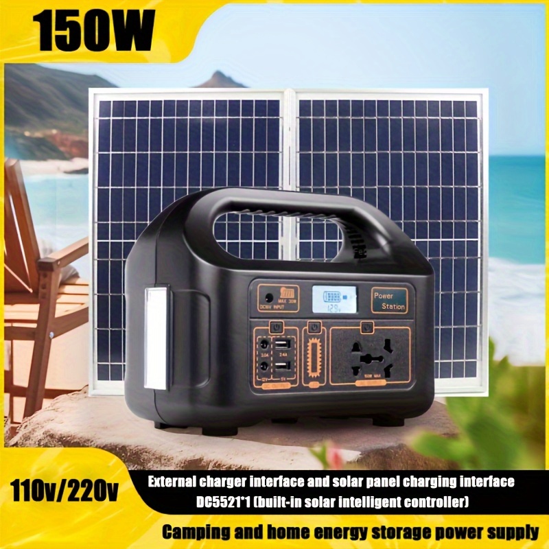 Solar Light Outdoor Searchlight Energy Storage Power - Temu