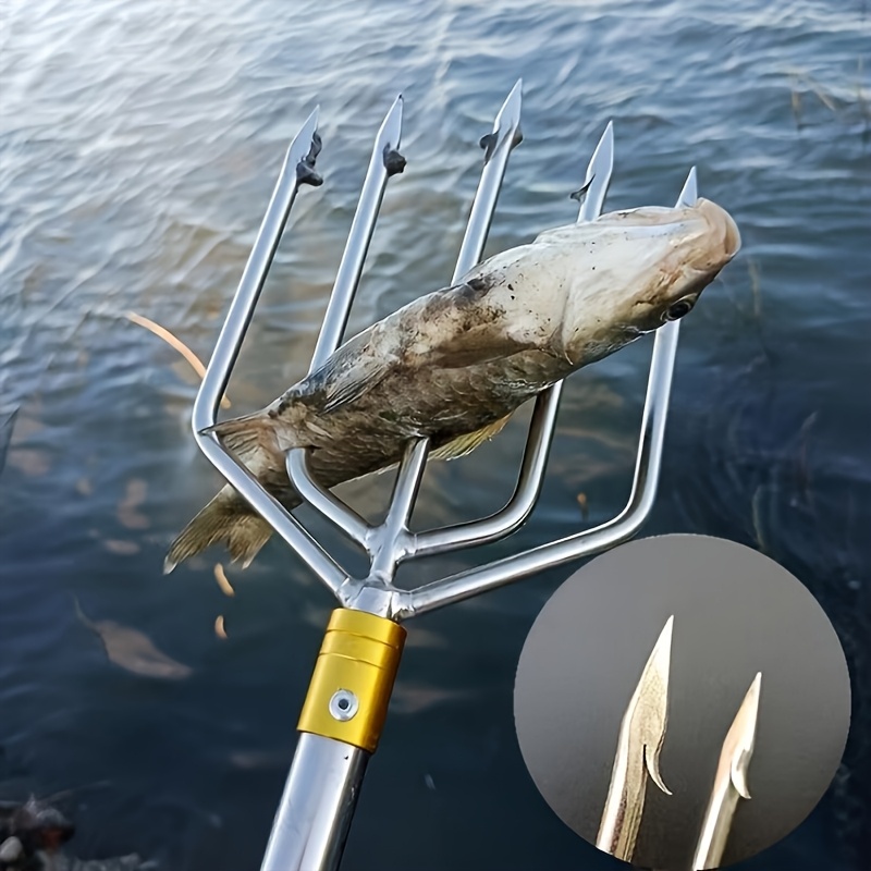 Frog Gig Pole ITSELFER Fishing Gaffs Fishing Harpoon Fish Pole