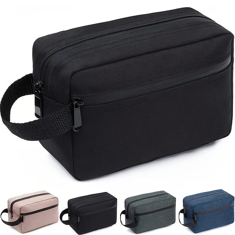 

1pc Waterproof Portable Toiletry And Makeup Storage Bag For Men