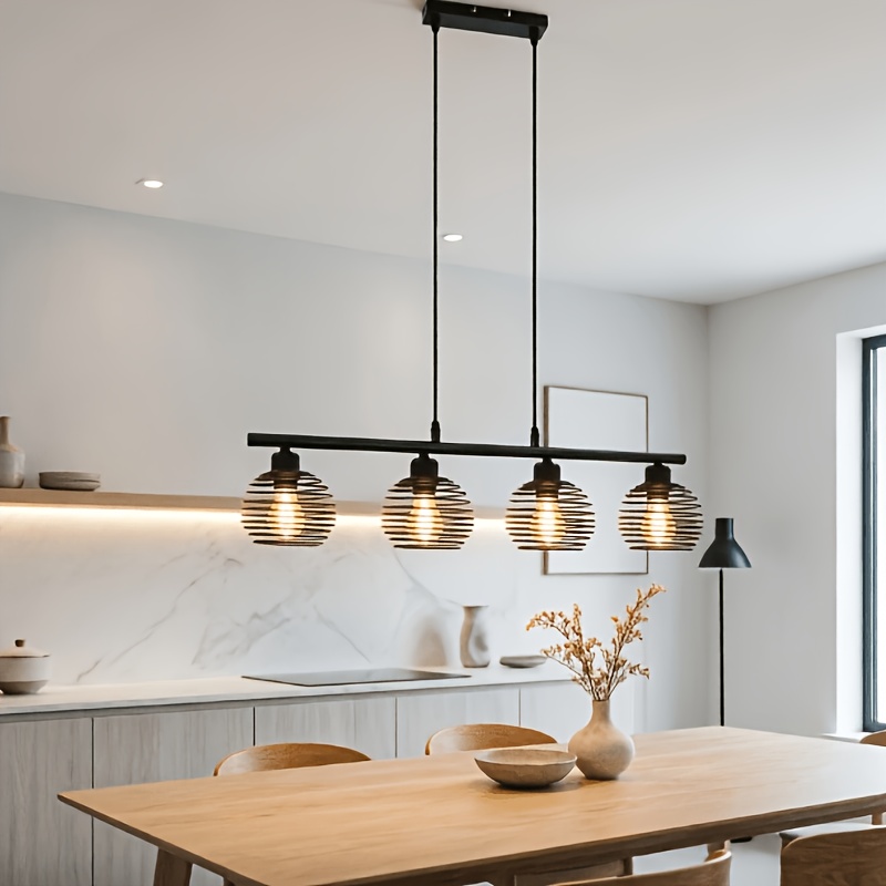 Image of Chandelier Retro Chandelier Retro E27 Industrial Kitchen Light Dining Room Light Living Room Ceiling Light Bedroom Kitchen Dining Room Study Dining Table (excluding )