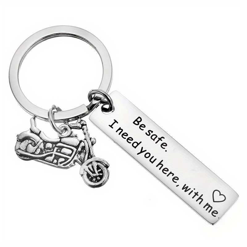 TEMU A Gift For Motorcycle Enthusiasts: A Keychain For . Ride And . . This Motorcycle Keychain Is A For