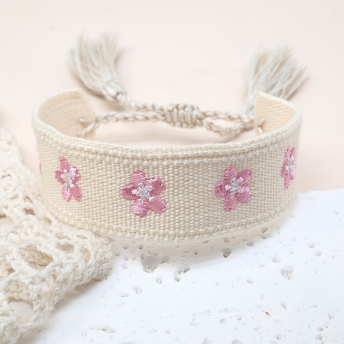 Image of 1pc Cherry Bracelet Retro Trendy Friendship Rope Suitable For Family Holiday Party Travel Wedding Wearing Rope