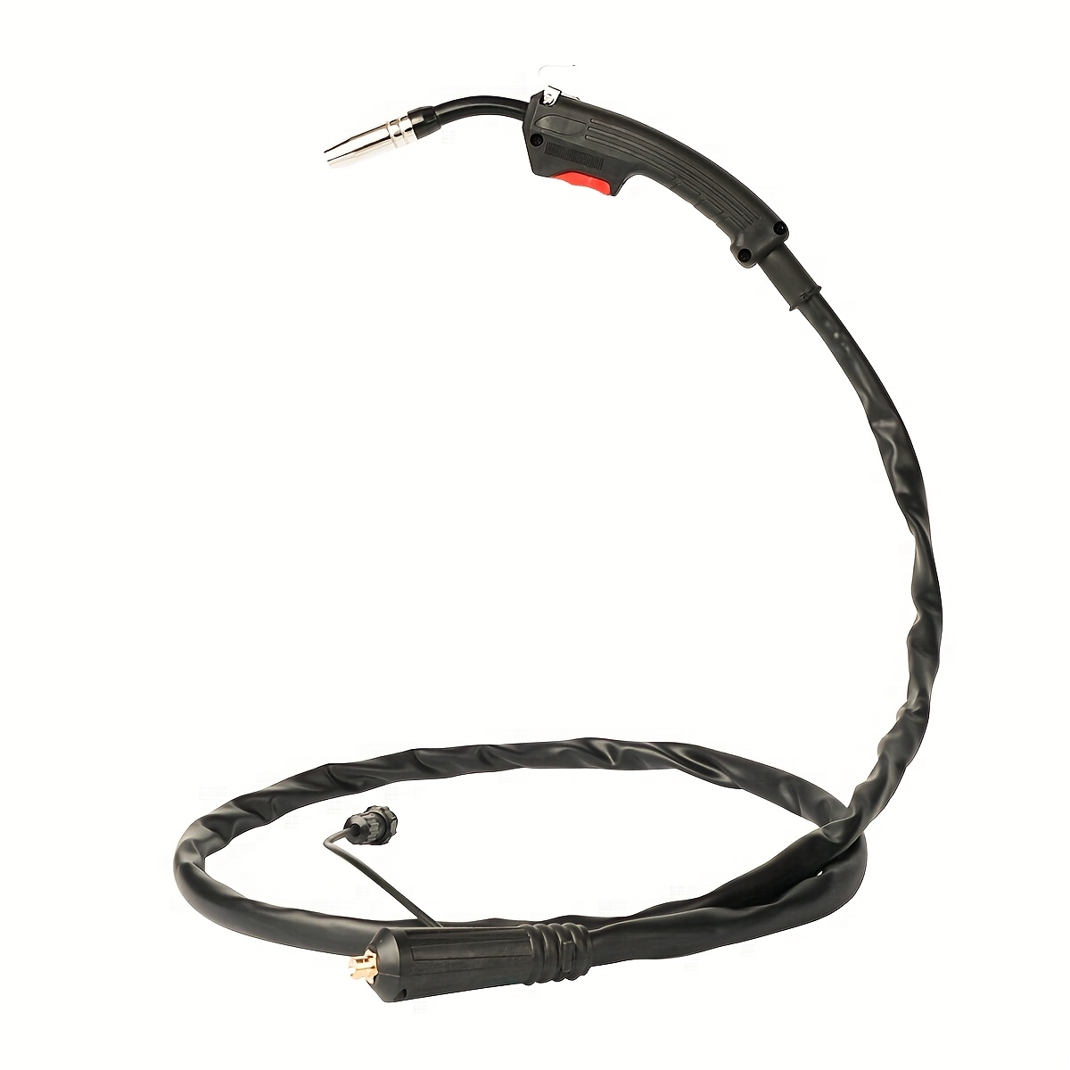 Hotu 1pc Gasless Self- (only Selling Accessories) Protective Welding Torch, Metal Material, Anti-aging Corrosion Resistance, Wire And Current Integrated Design For Up