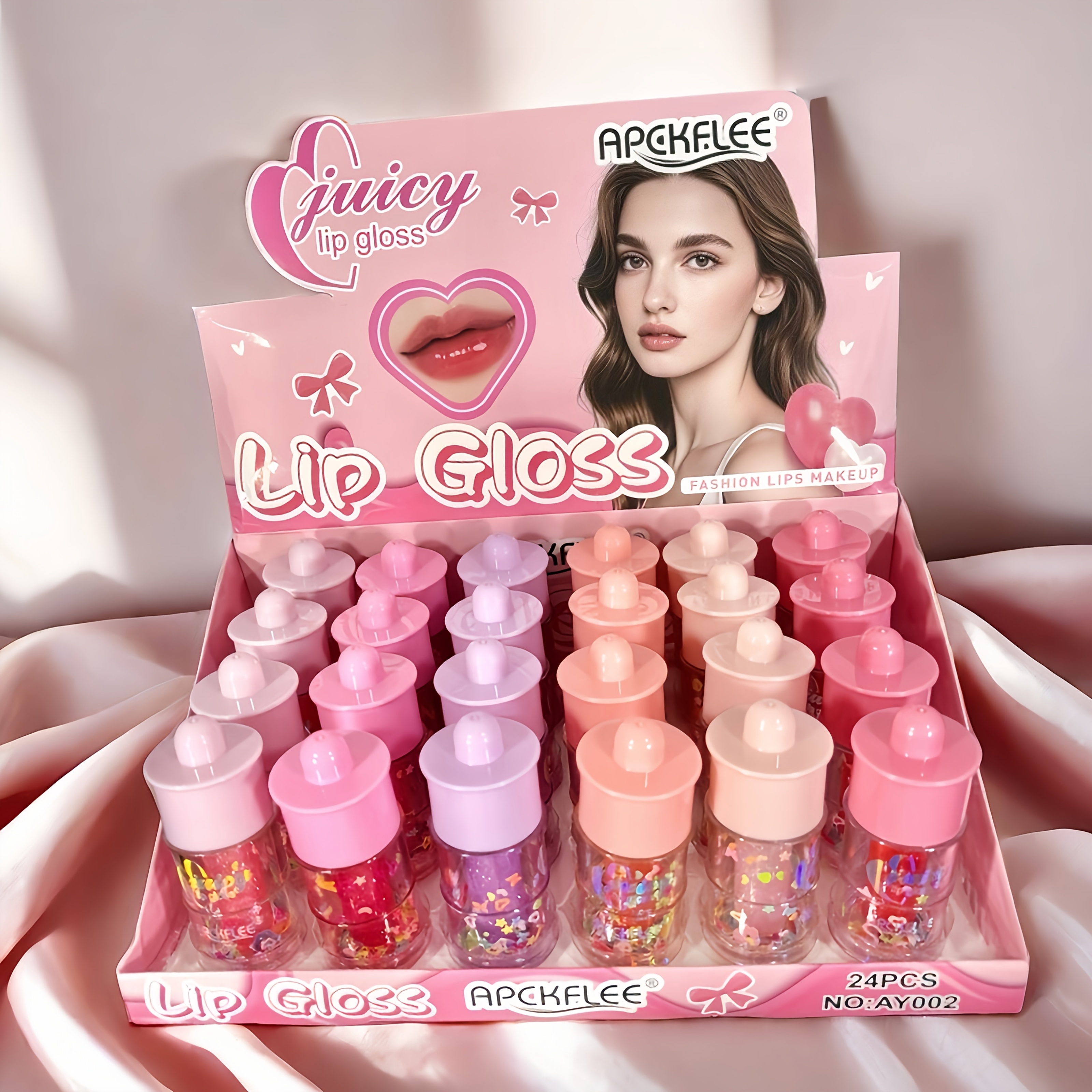 gloss ay002 lipstick makeup set 24pcs beauty health Temu Ghana