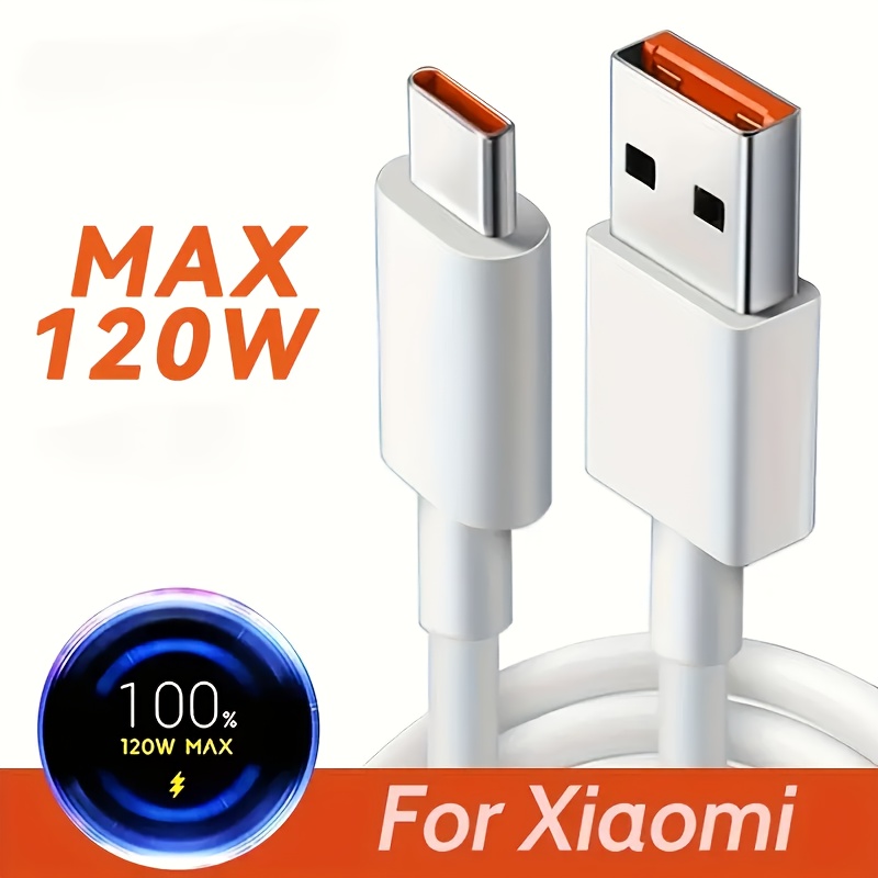 120w fast charging cable xiaomi mi 11 12 pro mi9 5s 5c 5x Temu