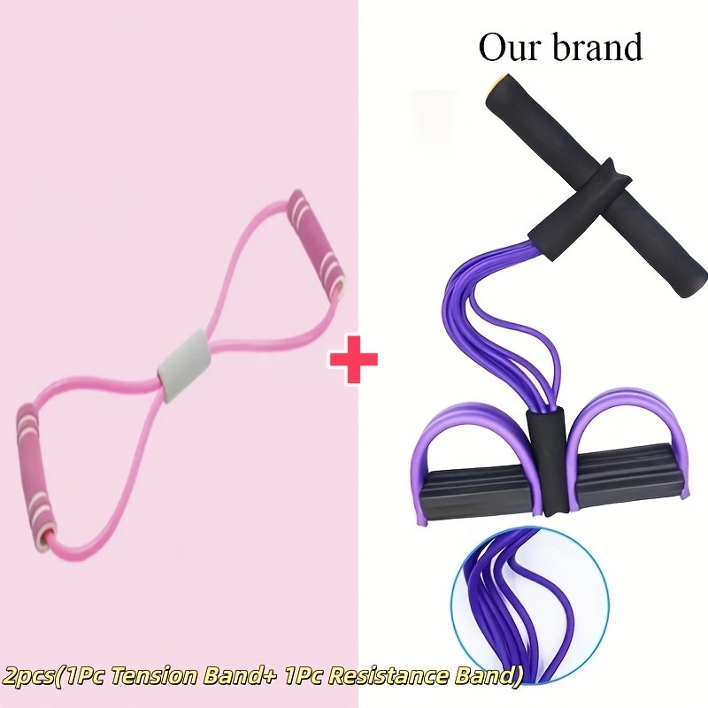 1pc Set Including 1pc Tension Band And 1pc Resistance Band, Upgraded High-Tension 6-Tube Ergonomic Resistance Band, Dura