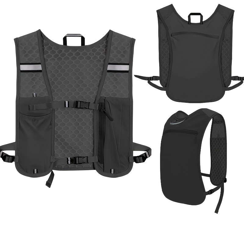 TEMU 1 Paquete Mochila de Senderismo para Exteriores de Poliéster, Gran Capacidad, Deportiva para Senderismo, Camping, Viajes, , Multibolsillos,