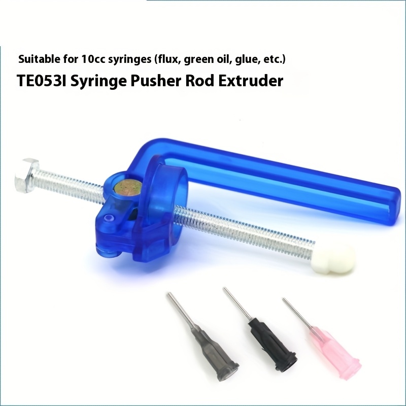 Image of 1pc Push Welding Device, Small Syringe Manual Glue Gun Solder Paste Solder Paste Syringe Tool