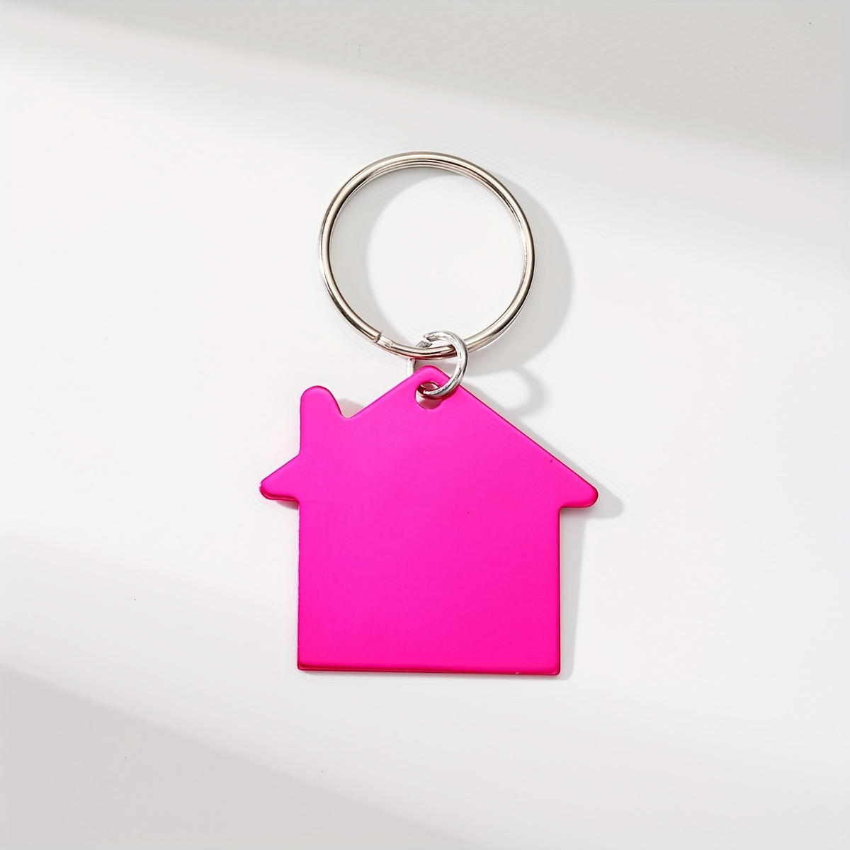 TEMU A Custom Stainless Steel Four-color Keychain Accessory, Featuring A For A . A Easy And For Moving Into A New House, Wishing Them Well In Their