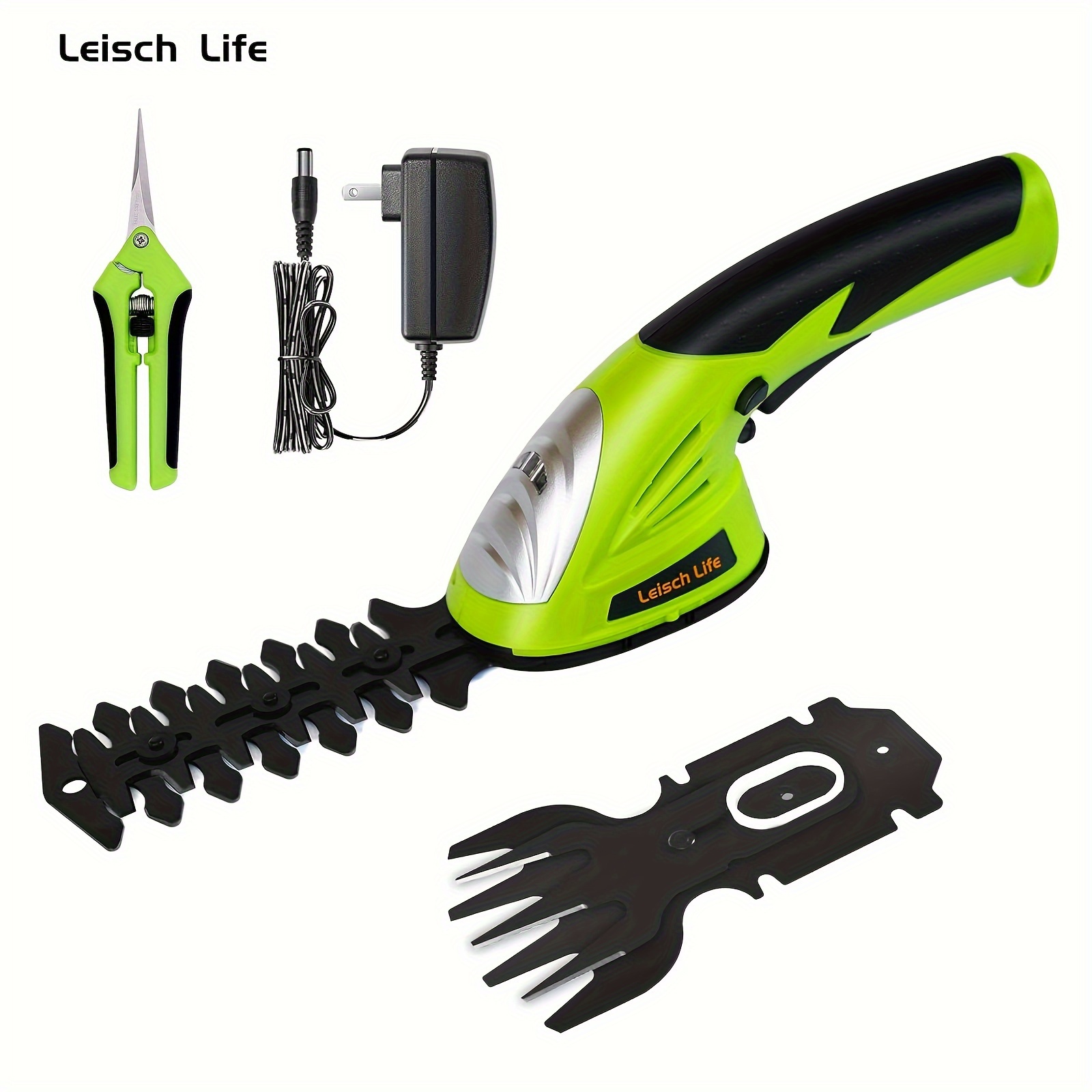 

Leisch Life Cordless Grass Shear & Shrubbery Trimmer - 7.2v 2 In 1 Handheld Hedge Trimmer Lightweight & Portable Hedge Shear With Charger, Shrubbery Trimmer For Garden Yard Lawn