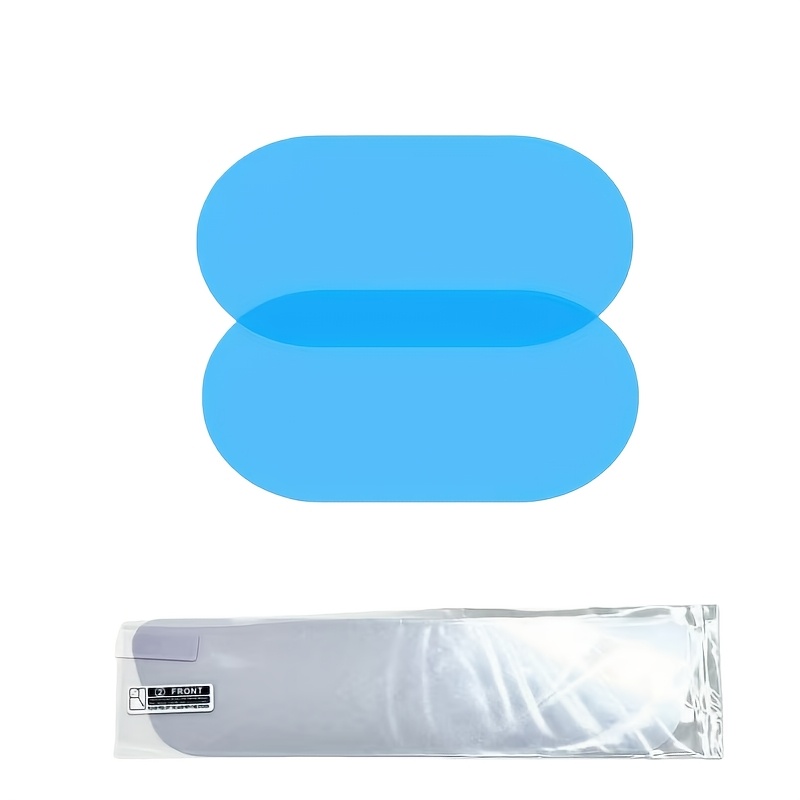 E-shop 3er-Pack Wasserdichte Anti-Beschlag PVC Rückspiegelfolie - Klare Sicht, Geeignet für Auto Innenraum und Seitenspiegel, Regenabweisend und