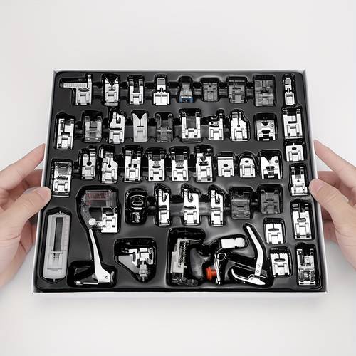 item picture 32 48pcs sewing machine presser household knitting sewing machine accessories sewing machine weaving presser accessories choose the
