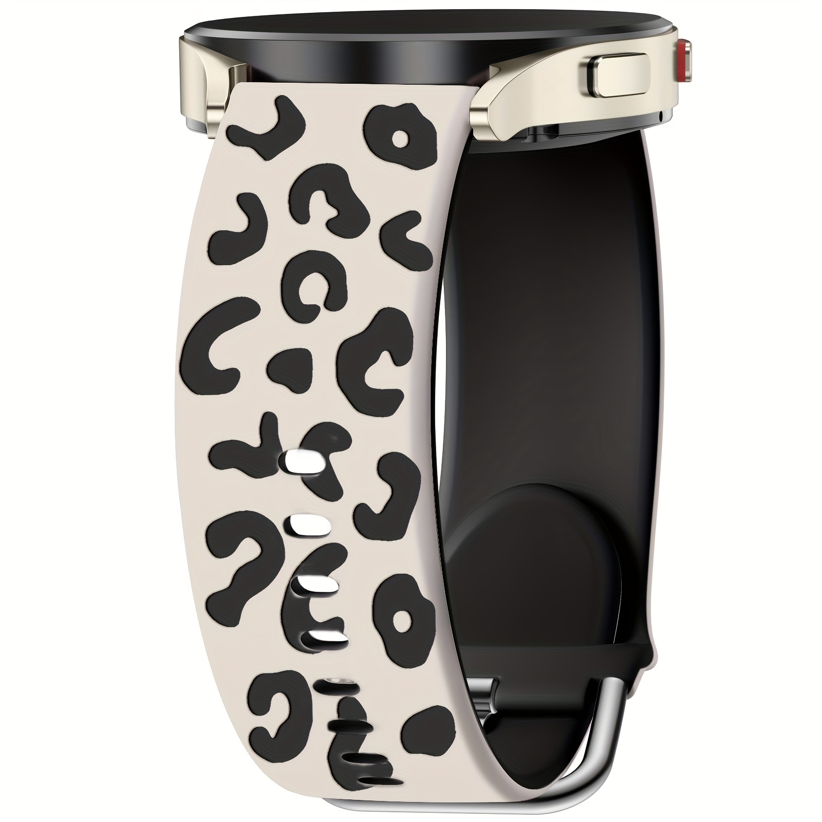 TEMU | para Samsung para Galaxy Watch 7/FE/6/5/4 (40/44 mm) | Correa de reloj compatible con estampado de leopardo tallado | Correa de repuesto de