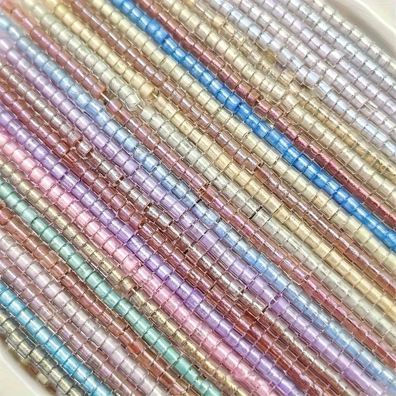 

1800pcs Glass Seed Beads For Jewelry Making, Color- Round Beads For Diy Necklaces And Accessories