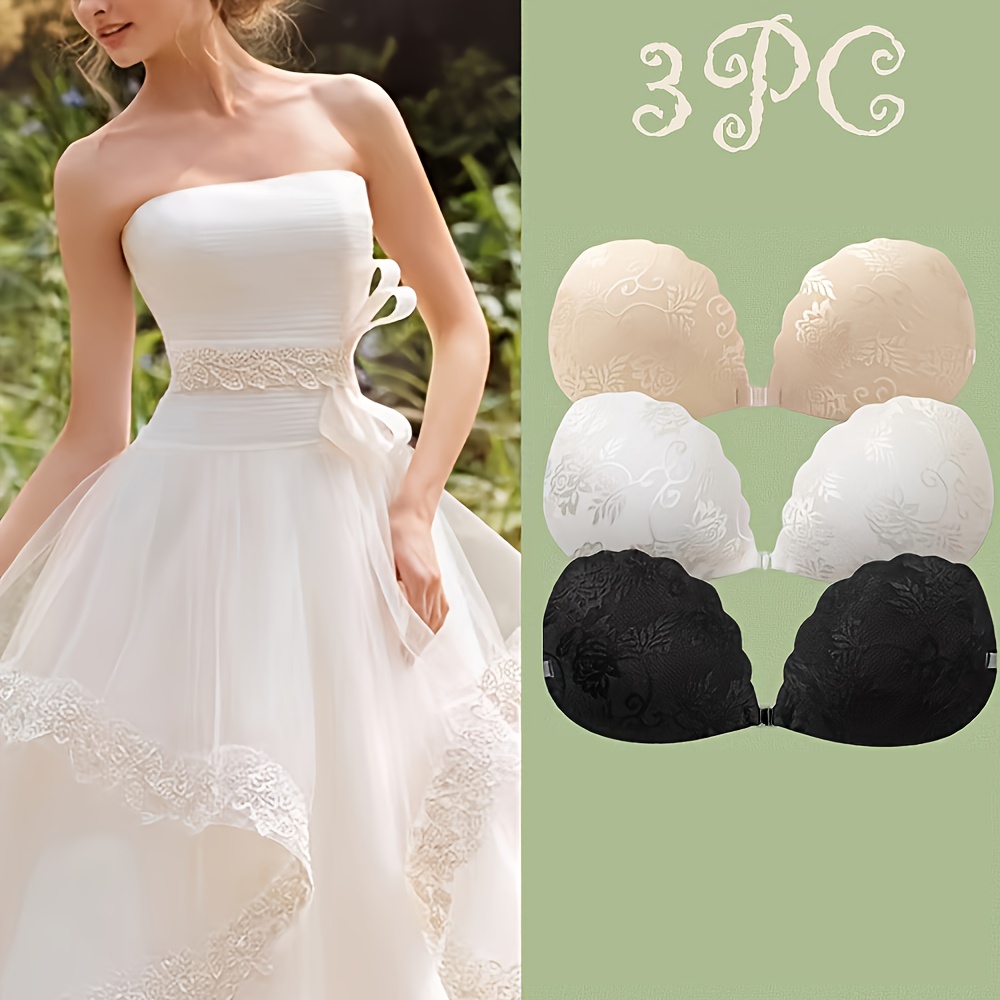 push up bra for backless wedding dress Seamless Adhesive Push-up Cups