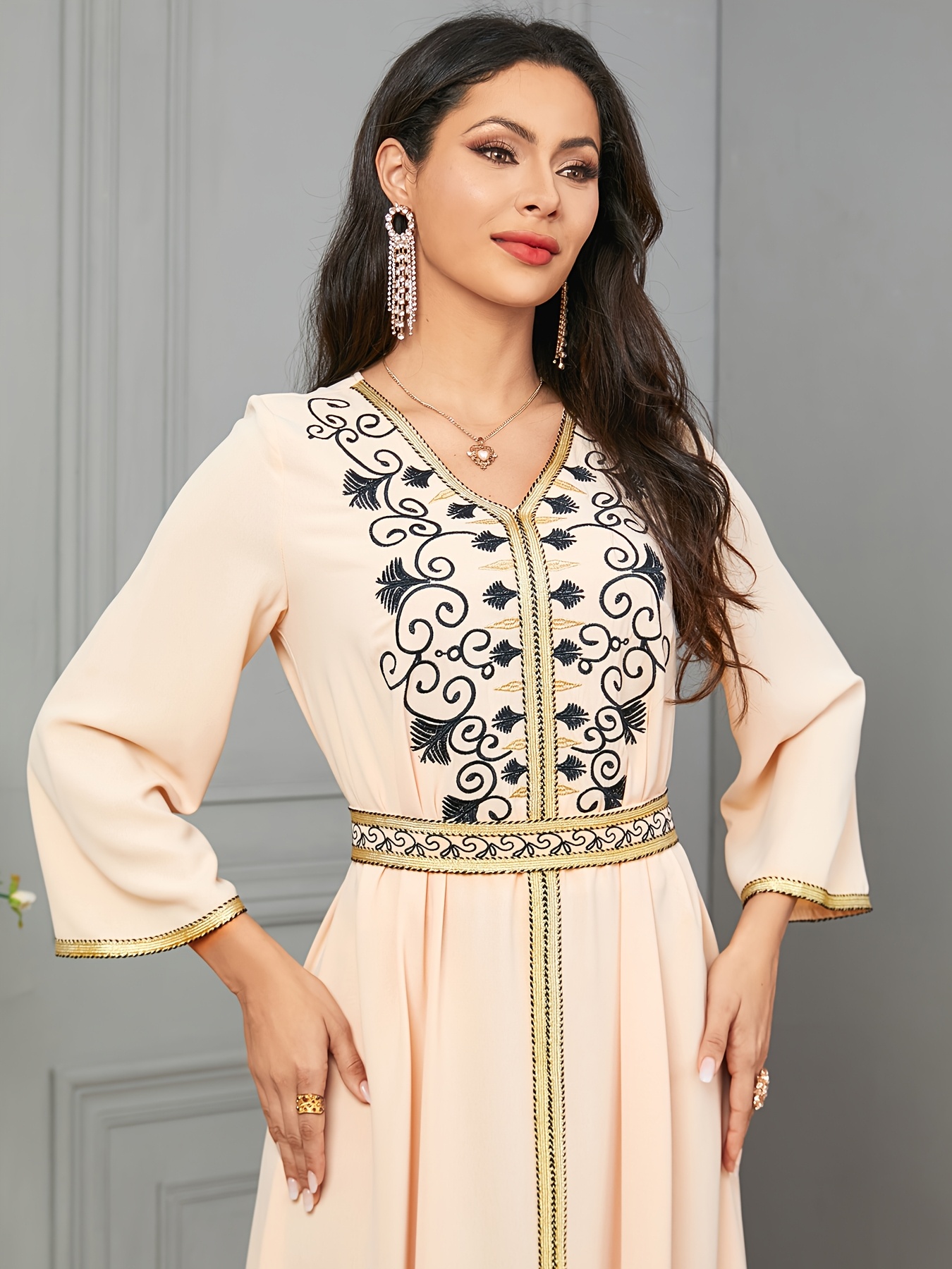 sachin and babi light blue dress Pink Embroidered Ribbon Strap Tiered Maxi Dress – The Jade Cactus