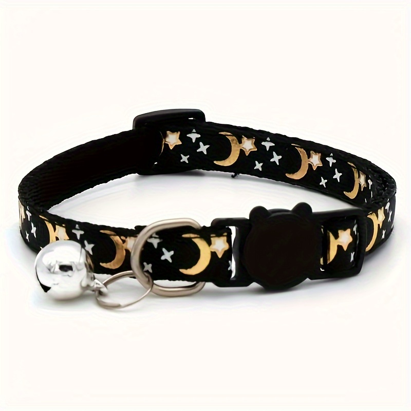 1  star moon pet collar anti choking adjustable safety     cartoon pattern polyester for small cats and dogs Product details 2