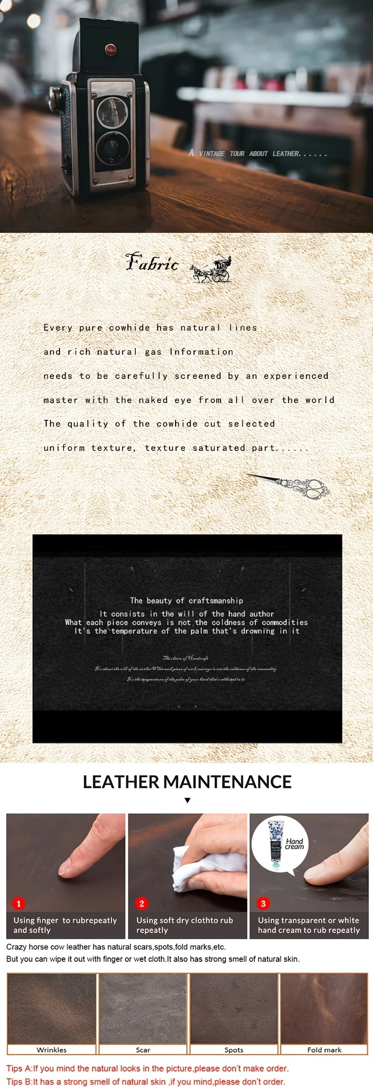 mens vintage style genuine leather messenger bag with adjustable strap casual handcrafted crossbody satchel with multiple pockets scratch repairable daily accessory details 0