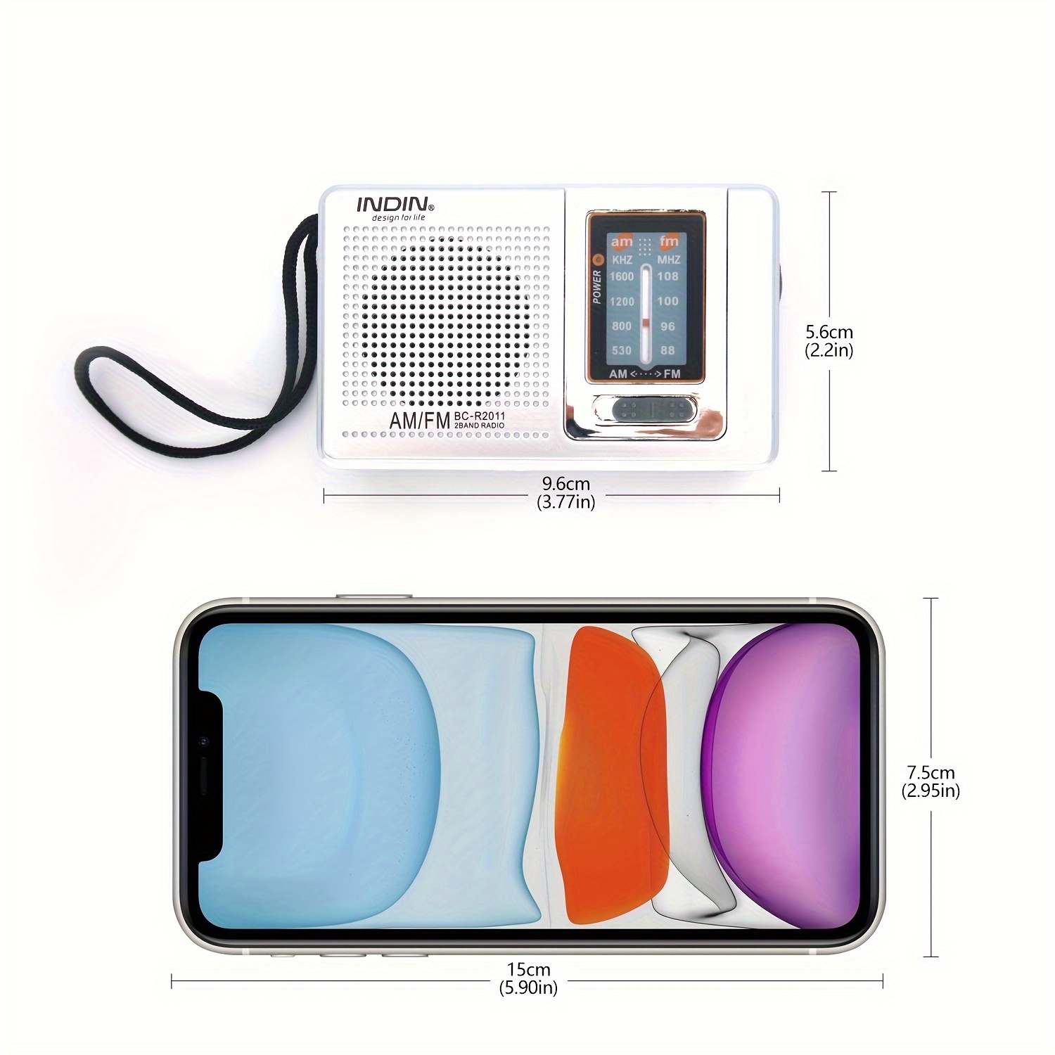 fm radio portable compact handheld transistor radios player