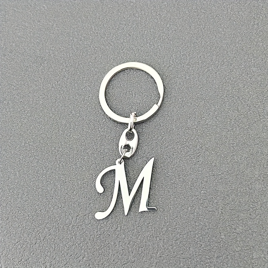 TEMU Porte-clés tendance 1 pièce en acier inoxydable avec - parfait pour les sacs à dos et accessoires de voiture pour homme, pendentif , décoration