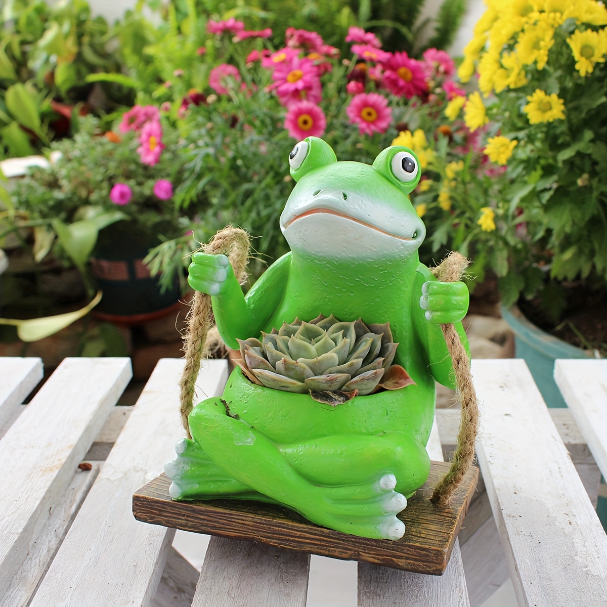 Hanging Frog on Rope Tree ,hanging Garden Animal Ornament, Garden  Decoration, Frog Gifts, Frog Ornament, Small Frog, Garden Gift Small Frog -   Canada