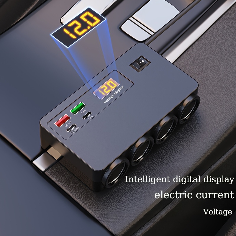 multi function car converter mobile phone socket fast charger Product details 0