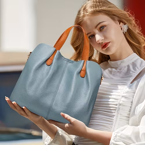 Women's Large-Capacity Tote Bag Convertible Handbag, Crossbody, and Shoulder Bag
