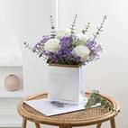 12 18 26pcs artificial starry simulated hand held breathing bouquet purple gift artificial flowers wedding bride gift party decoration spring room decoration dining table coffee shop decoration