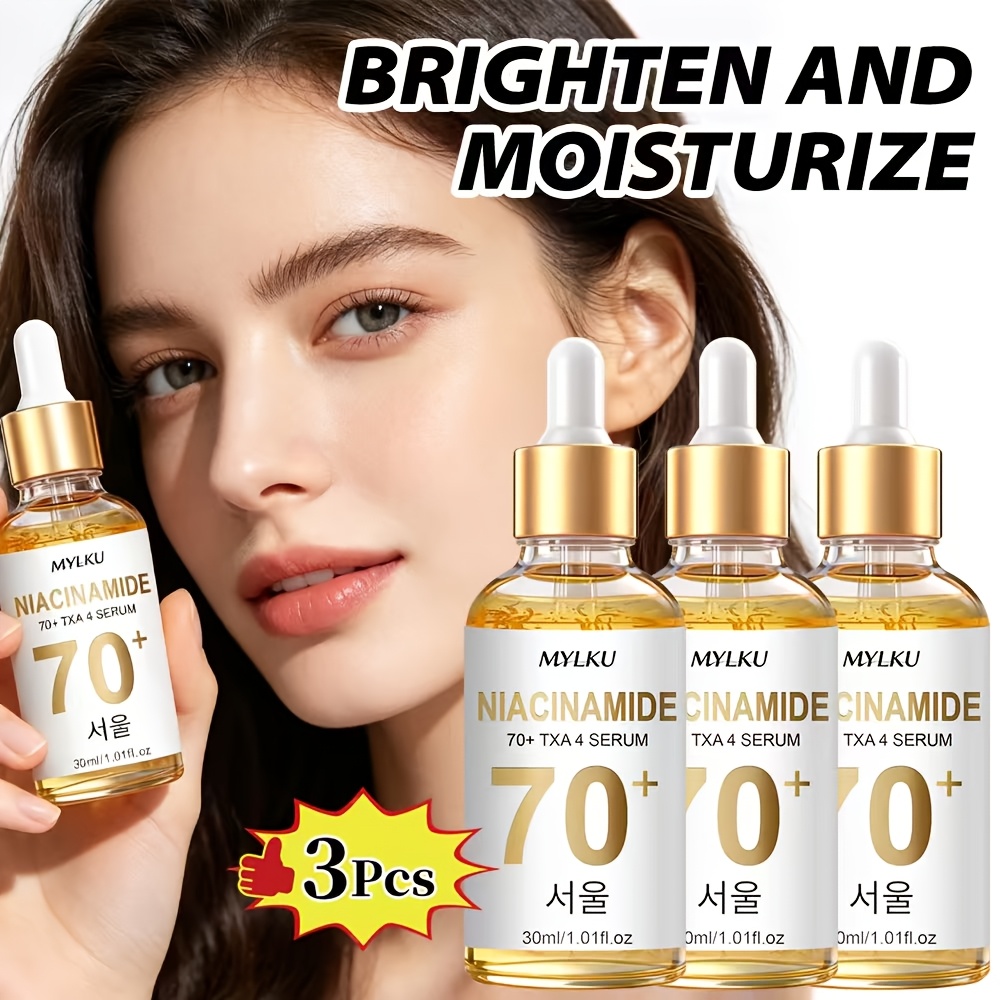 Image of 3pcs 70+ Instant Lifting And Firming Niacinamide Acid Facial , Suitable For Sagging Skin And Facial Wrinkles, Making Facial Skin Look , Wrinkles, , Etc., To Dry