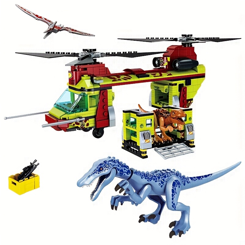 Dinosaur Rescue Operation Building Blocks Animal Puzzle Toy