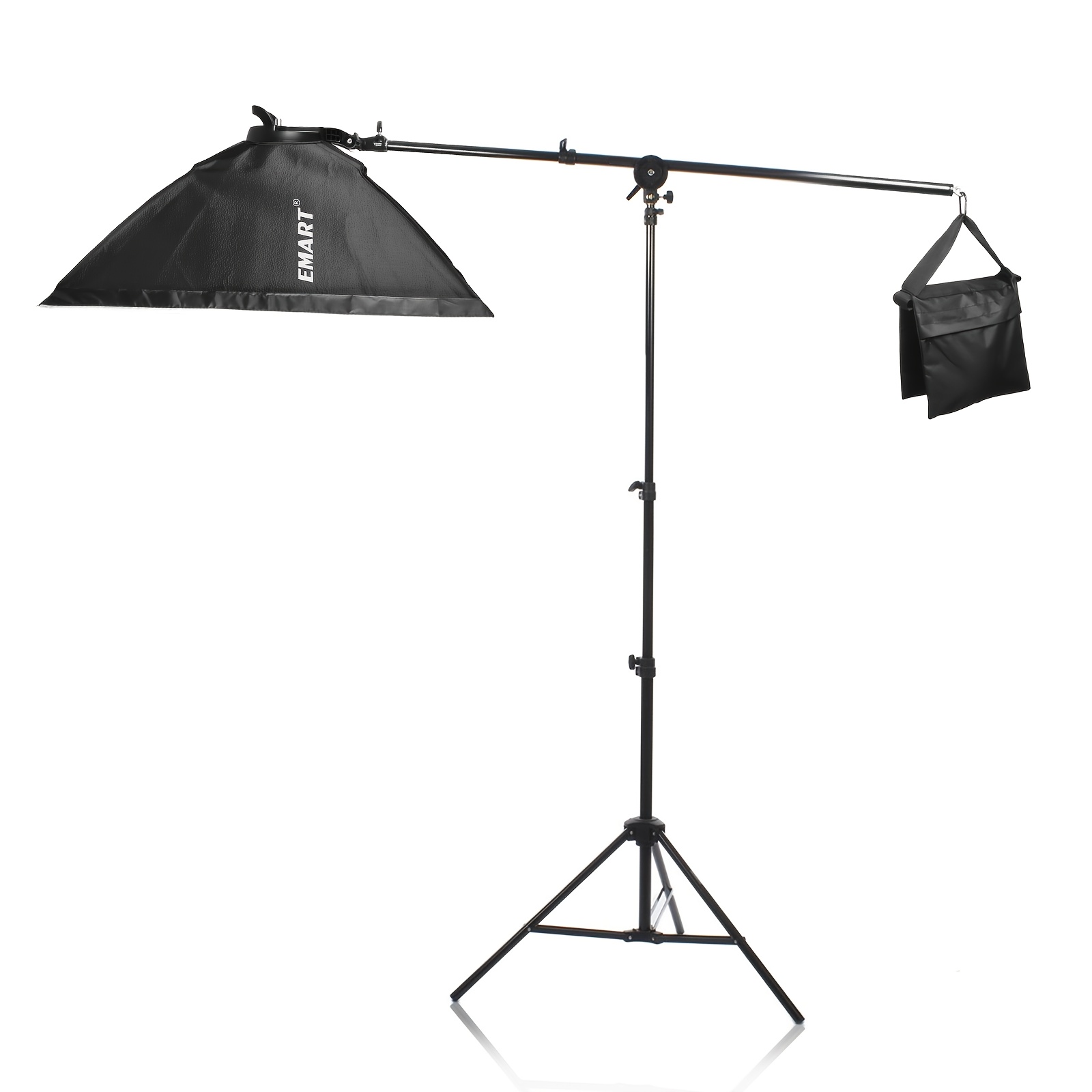 dimmable overhead led softbox boom arm light stand Temu