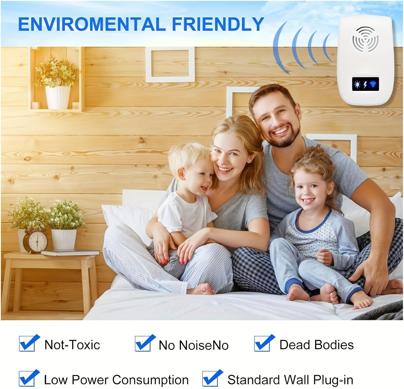 Ultrasonic Pest Repeller Electronic Mice Repellent Indoor Pest Repellent Ultrasonic Plug In For Mice Roach Spiders Ants Flies Bugs White 6 On Temu And start Saving Temu details 3