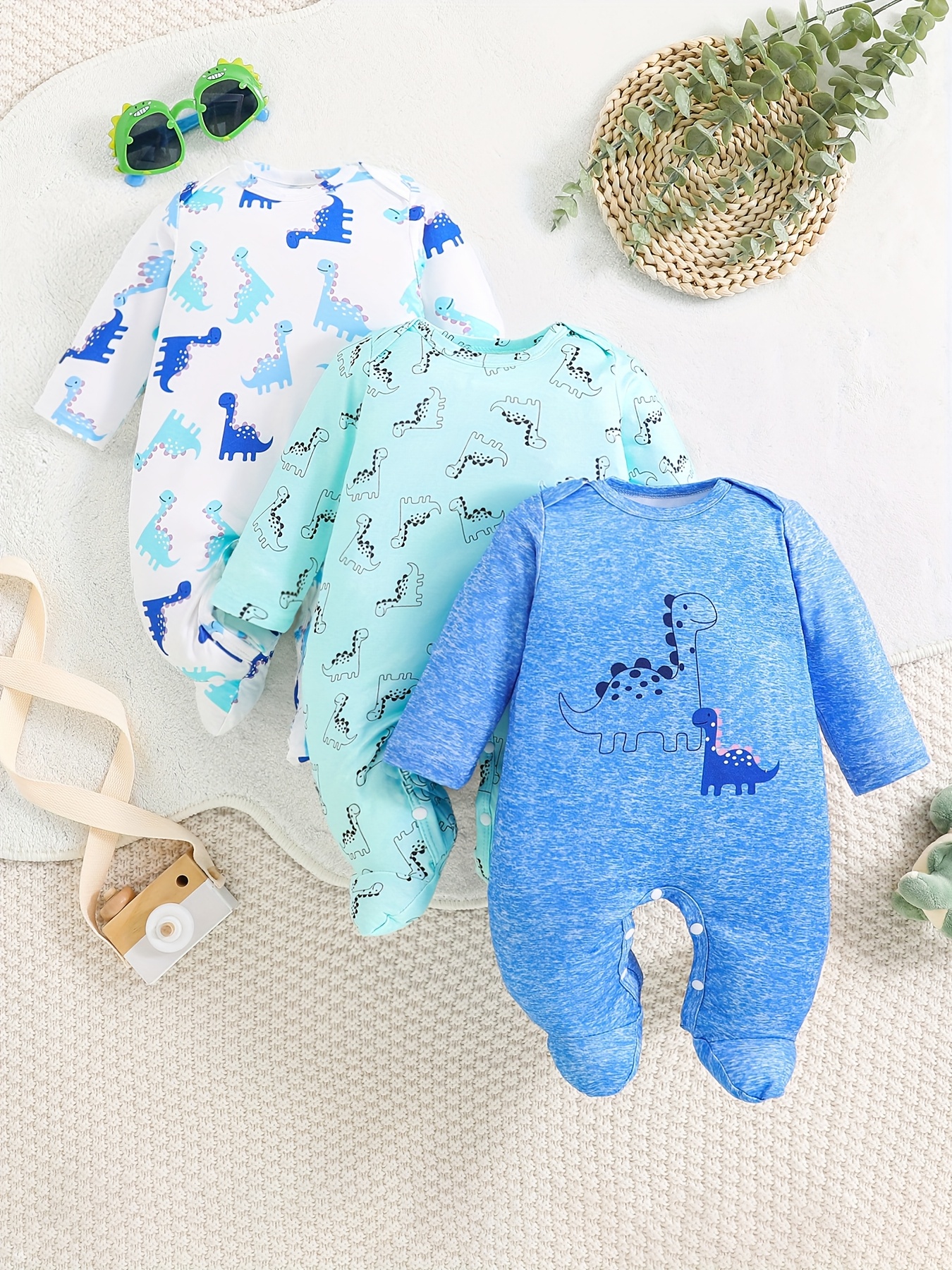 conjunto de de dinossauro para bebê com peças e Temu Brazil