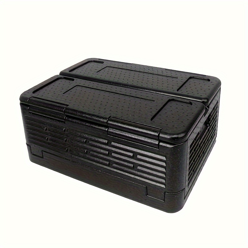 Car Storage Cooler Box, Outdoor Camping Portable Foldable Cooler, 59.8l Large Capacity Storage Box, Ice-tipped Drink Temperature Box, Car Storage Box
