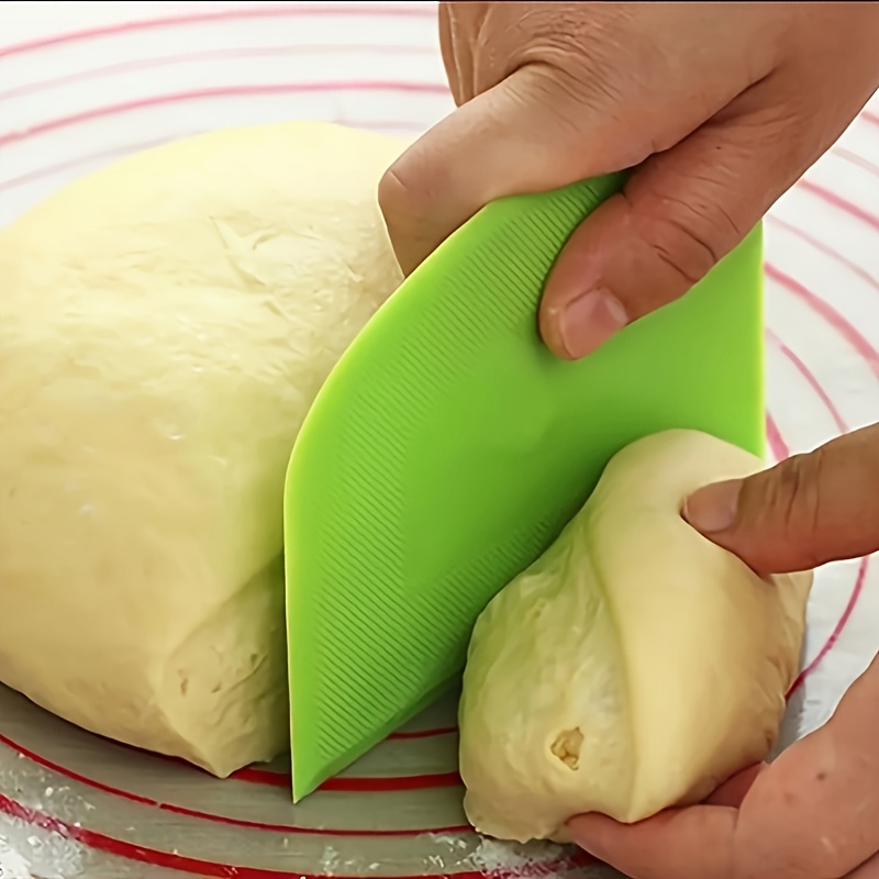 TEMU 1pc Premium Plastic Multifunctional Baking Spatula Set - Essential For Bakers, Easy To Clean Spreaders, Dough Knife, Butter Scraper With , Ideal For Baking, Cake Decorating, Pastry Making